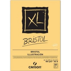 BLOCCO CANSON XL BRISTOL A4 180G 50F