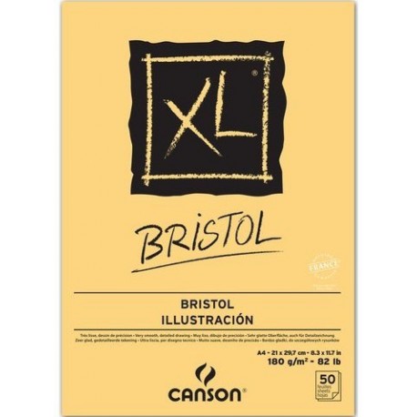 BLOCCO CANSON XL BRISTOL A4 180G 50F