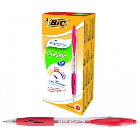 PENNA BIC ATLANTIS CLASSIC ROSSA P/MEDIA