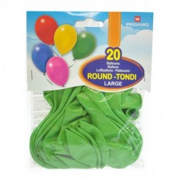 PALLONCINI LARGE VERDE 20PZ. - PB032B