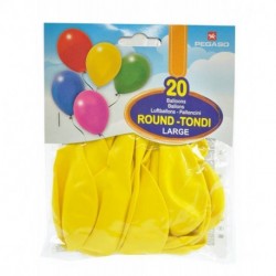 PALLONCINI LARGE GIALLI 20PZ. - PB032C