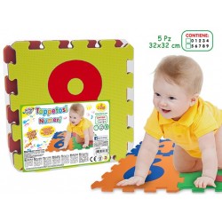 BABY TAPPETINI NUMERI 5 PZ  - 72273