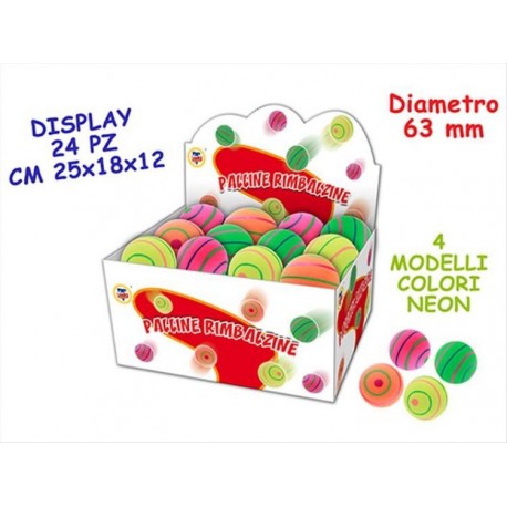 PALLINA RIMBALZINA NEON -51371