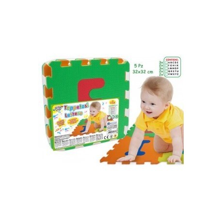BABY TAPPETINI LETTERE 5 PZ  - 72274