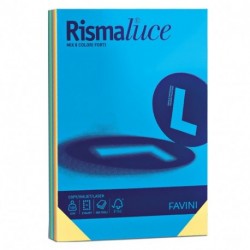 RISMALUCE FAVINI A4 90GR MIX (8) COL.FOR