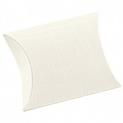 BUSTA 100X100X35  SETA BIANCA - 113908C