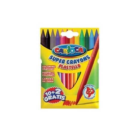 PASTELLI A CERA CARIOCA 10+2PZ- 42711