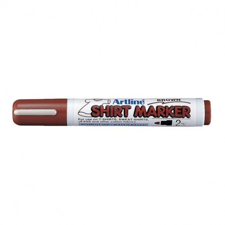 PENNARELLO T-SHIRT MARKER TESSUTO MARRON