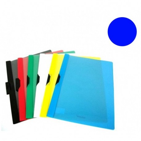 CARTELLINA CON CLIP LATERALE TQ BLU