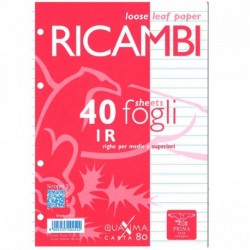 RICAMBI PIGNA A5 1R 80GR. 40F. - 0062904