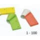 BLOCCO NUMERATO 1-100 COLORI FORTI(CF60)