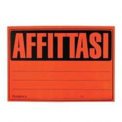 CARTONCINI AFFITTASI FLUO 23X33 10PZ