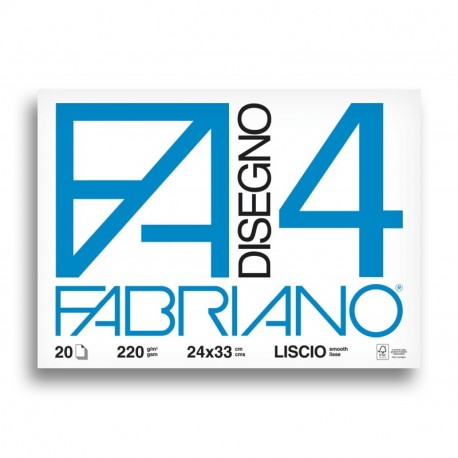 ALBUM DISEGNO FABRIANO F20 4 LISCIO A4
