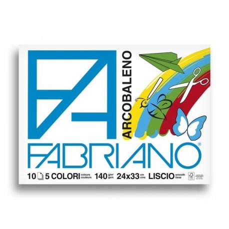 ALBUM DISEGNO FABRIANO ARCOBALENO 140GR