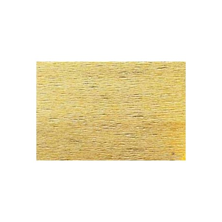 ROTOLO CARTA CRESPA 60GR METAL ORO