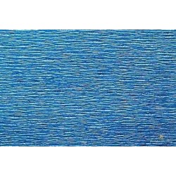 ROTOLO CARTA CRESPA 60GR METAL BLU