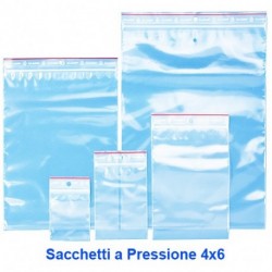 SACCHETTI A PRESSIONE CM 4X6 100PZ