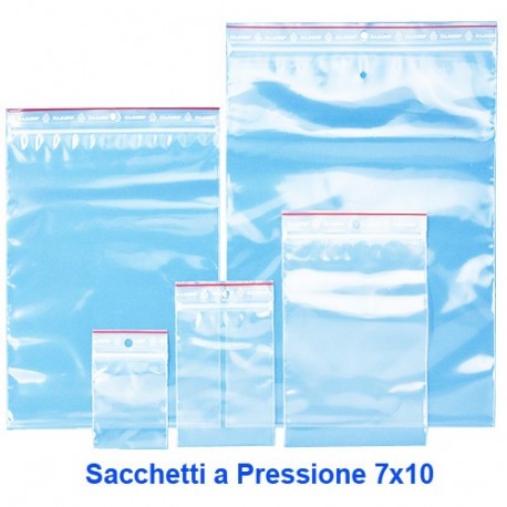 SACCHETTI A PRESSIONE CM 7X10 100PZ