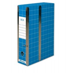 REGISTRATORE BOX 1 CON CERNIERA BLU