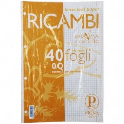 RICAMBI PIGNA A4 Q 80GR 40F. - 0062903