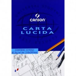 BLOCCO CANSON LUCIDO A4 10F 80GR