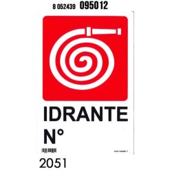 CARTELLO IDRANTE 20X30CM - J2051-95012