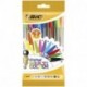 PENNE CRISTAL MULTICOLOR BIC BLISTER 10P