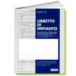 LIBRETTO DI IMPIANTO - DU186050300