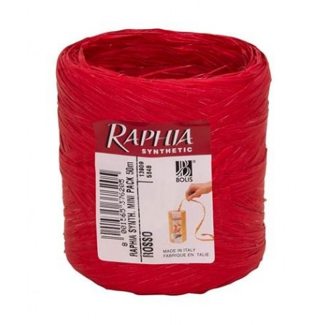 NASTRO RAFIA 50M ROSSO - 54011320501