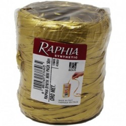 NASTRO RAFIA 50M ORO METAL - 54011320582