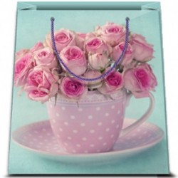 SHOPPER 18,5X23X10CM FIORI M