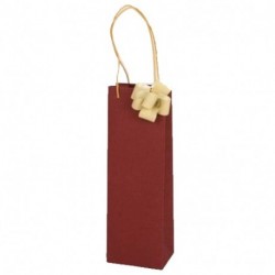SHOPPER PER BOTTIGLIE125X95X400 BORDEAUX