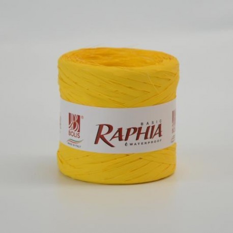 NASTRO RAFIA 200M GIALLO LIMONE