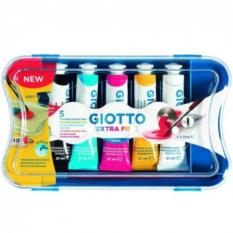 TEMPERE GIOTTO TUBO 21ML 5PZ IN SCATOLA