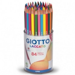 PASTELLI GIOTTO LACCATO BARATTOLO 84PZ