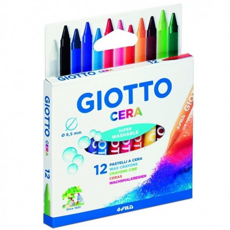 PASTELLI GIOTTO CERA 12PZ - 281200