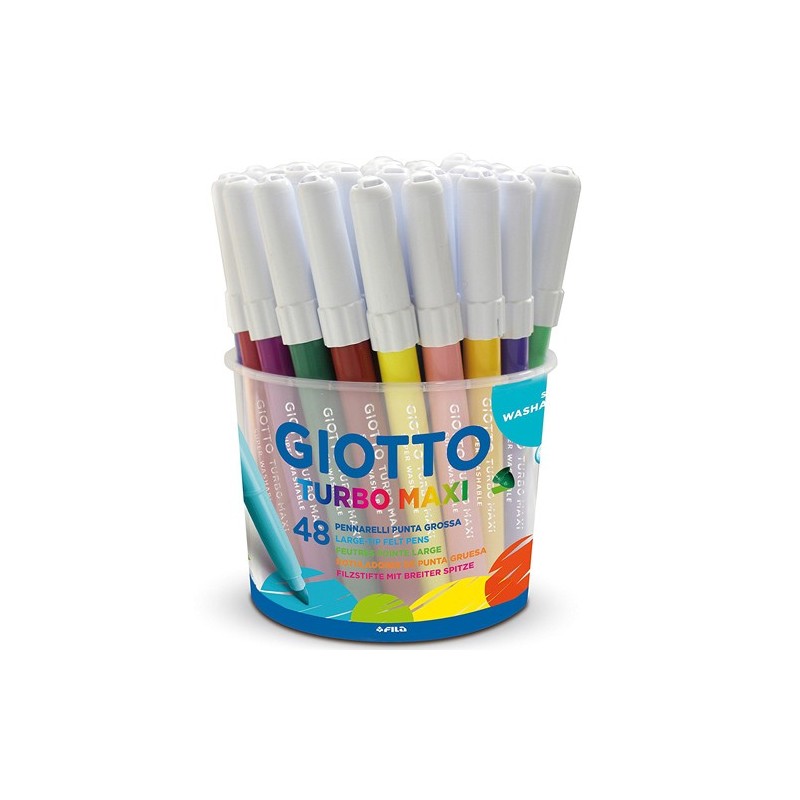 Giotto pennarelli tubo glitter pastel 8pz