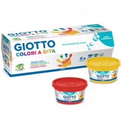 GIOTTO COLORI A DITA 100ML 6PZ - 534100