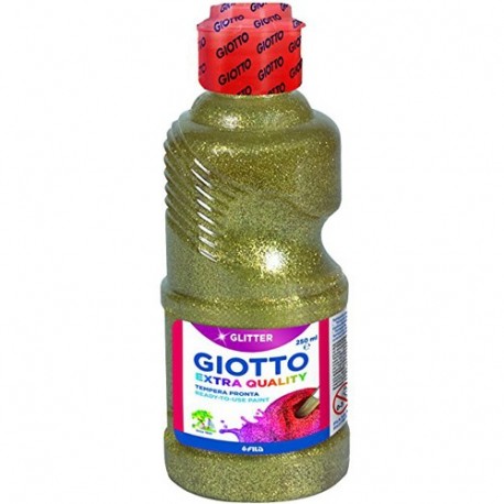 TEMPERA GIOTTO PRONTA GLITTER 250ML ORO