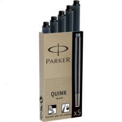 CARTUCCE PARKER QUICK 5PZ NERO S0116200