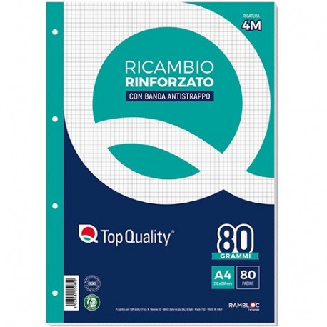 RICAMBIO TQ RINFORZATO 5M 80GR A4 - 3305