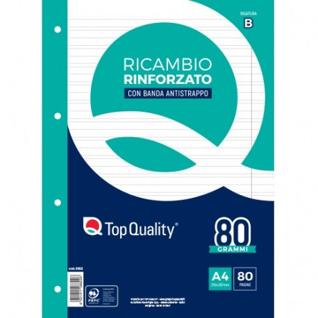 RICAMBIO TQ RINFORZATO B 80GR A4 - 3302