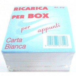 RICARICA PER BOX  9X9X4 CARTA BIANCA