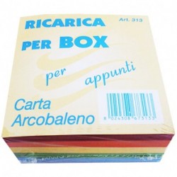 RICARICA PER BOX 9X9X4 CARTA ARCOBALENO