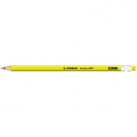 MATITA GRAFFITE FLUO CON GOMMINO GIALLA
