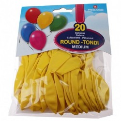 PALLONCINI MEDIUM GIALLI 20PZ.