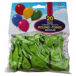 PALLONCINI MEDIUM VERDE CHIARO 20PZ