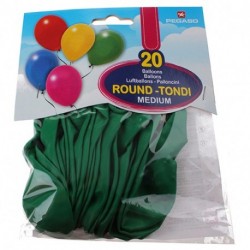 PALLONCINI MEDIUM VERDI SCURO 20PZ