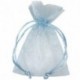 BUSTA ORGANZA 7,50X10 CM AZZURRO