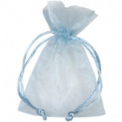 BUSTA ORGANZA 9X12 CM CELESTE - 762 16